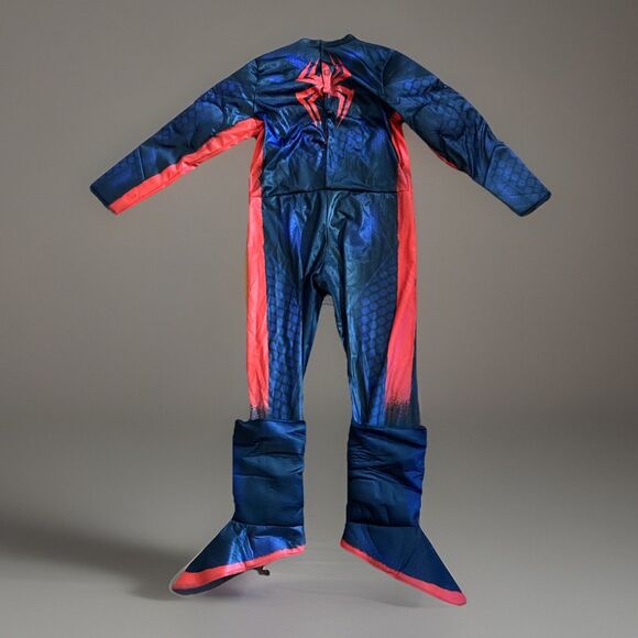 Across the Spider-Verse Miles Morales Kid's Spiderman Costume M 8-10 - Picture 2 of 8